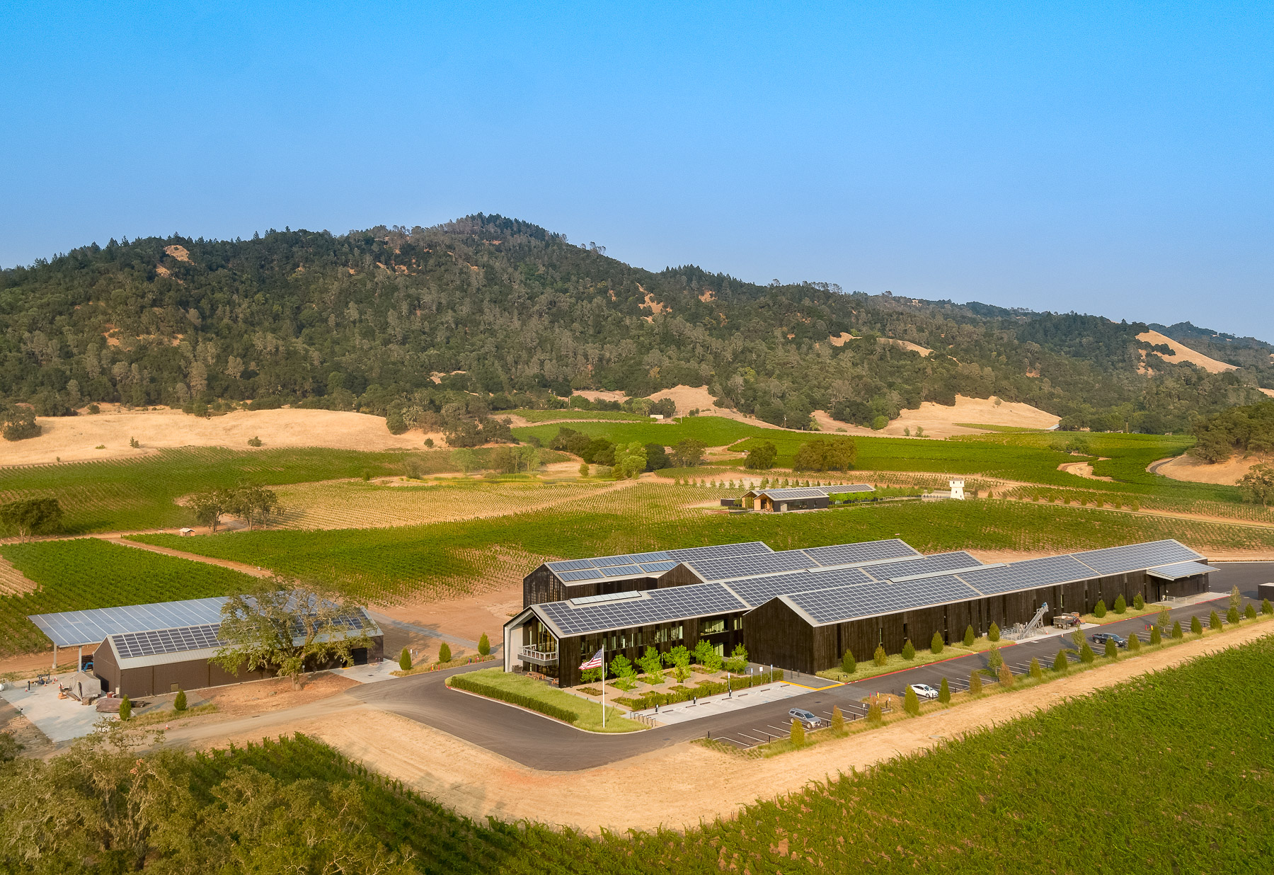 silver oak winery aerial