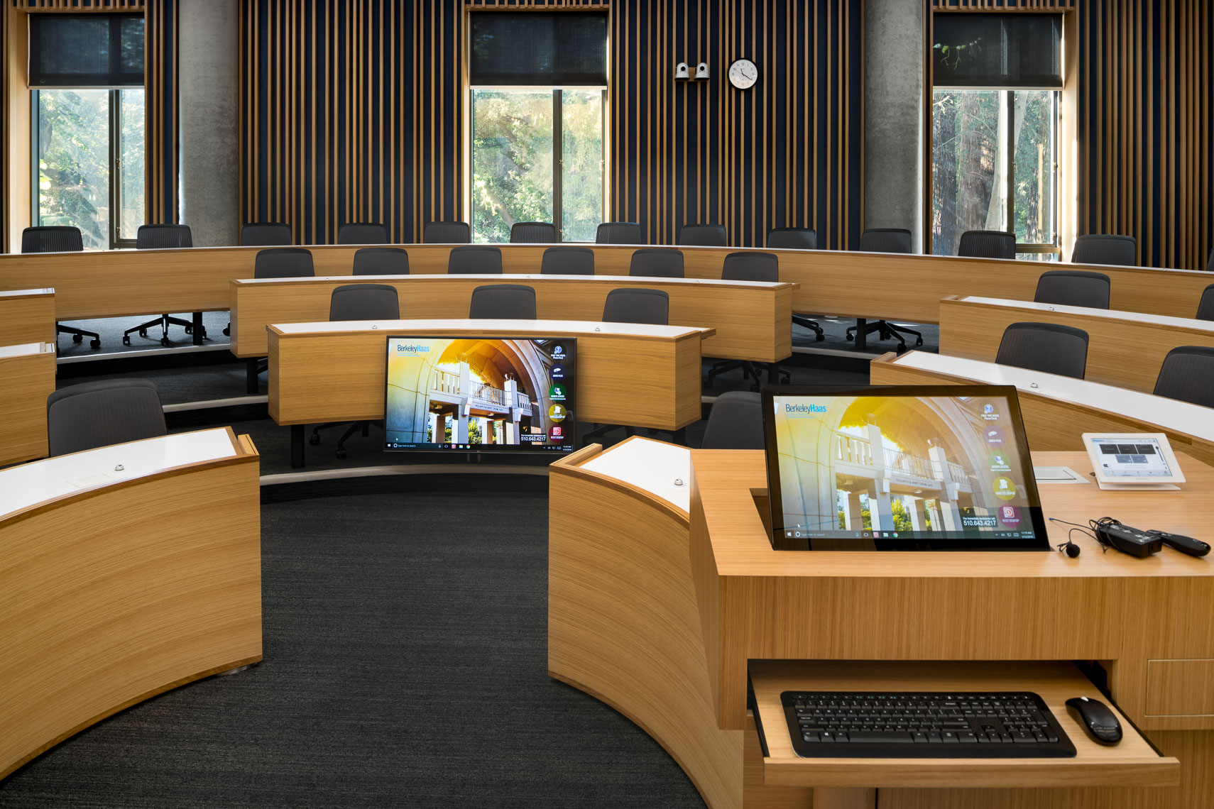 auditorium at haas school of business